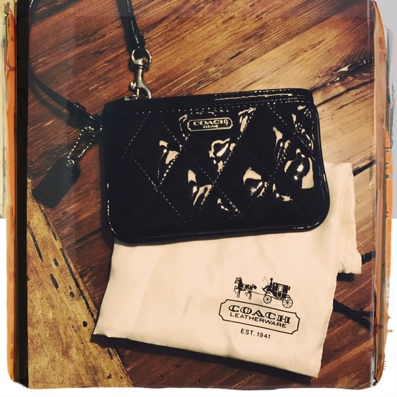 Coach Poppy Liquid Gloss Wristlet
