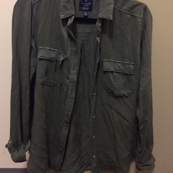 Army green button up!