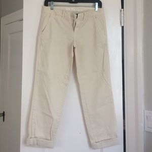 Cream Chino Pants