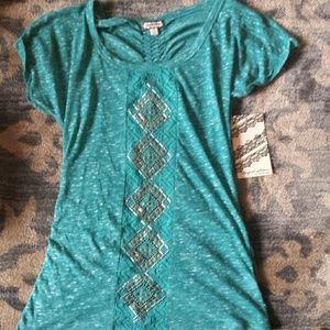 Teal Top-size small