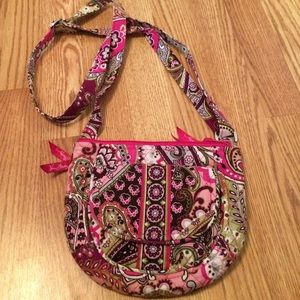 Pink patterned Vera Bradley crossbody
