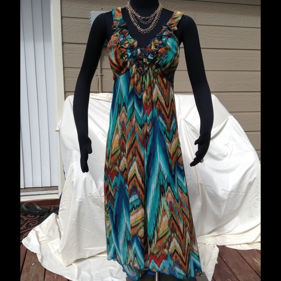 CYNTHIA ROWLEY HIGH/LOW SUMMER DRESS. STUNNING!