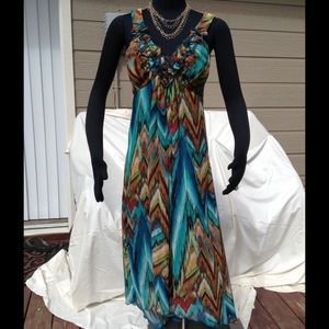 CYNTHIA ROWLEY HIGH/LOW SUMMER DRESS. STUNNING!