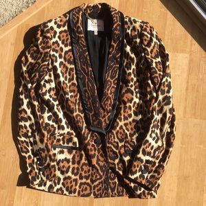 Juicy Couture leopard print blazer😻