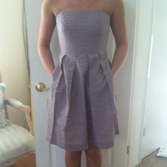 J. Crew Dresses & Skirts - J crew nwt lined strapless size 0 dress lavender
