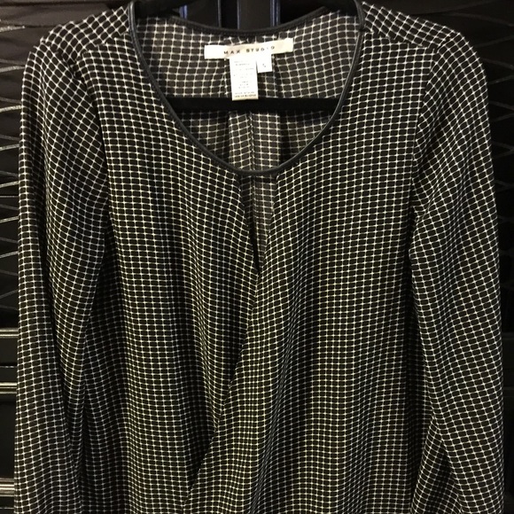 BCBG Wrap Blouse, Size Small