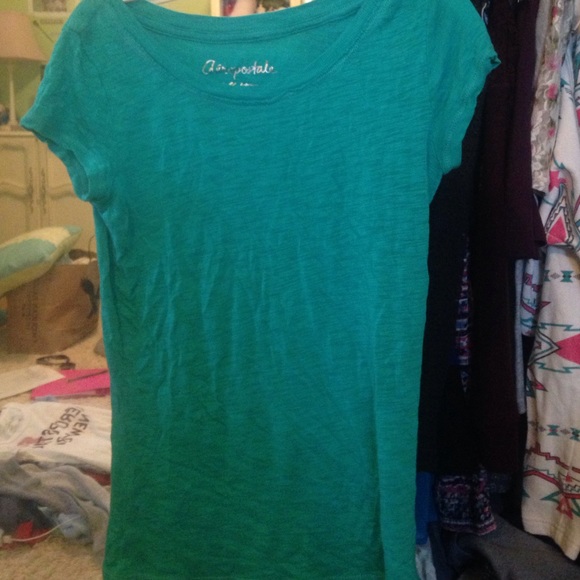Blue green Aeropostale tee shirt
