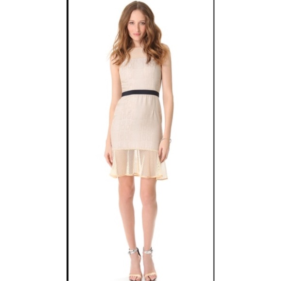 🐯Charlotte ronson dress with mesh bottom🐯 - Picture 2 of 4