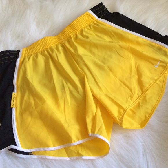 NWOT Yellow Nike Livestrong Shorts