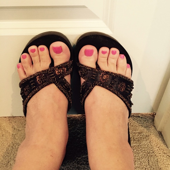 Yellow Box wedge sandal