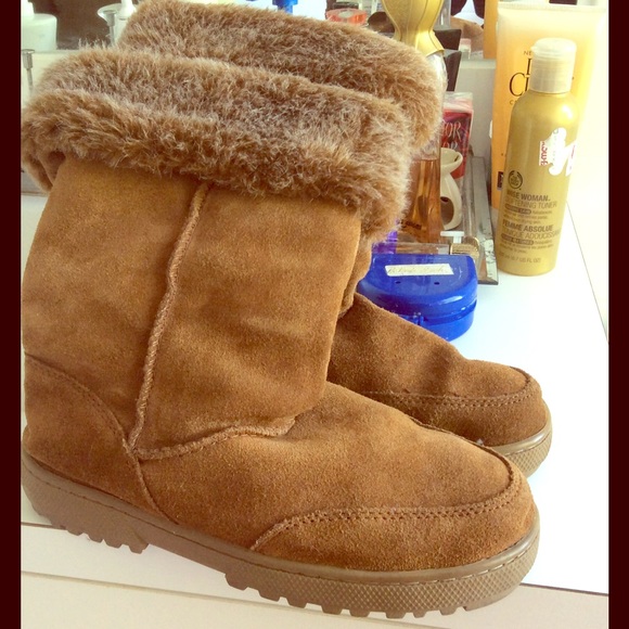 Rampage Brown Boots Size 6