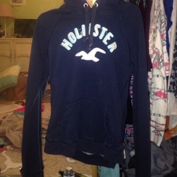Hooded hollister sweat shirt