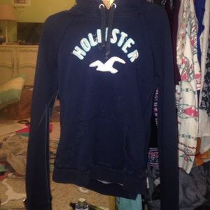 Hooded hollister sweat shirt
