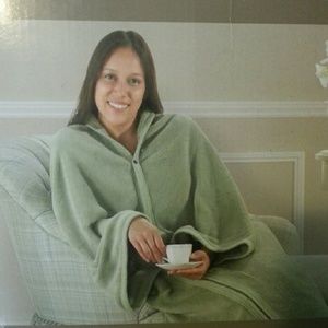 Cozy wrap batbrobe/blanket