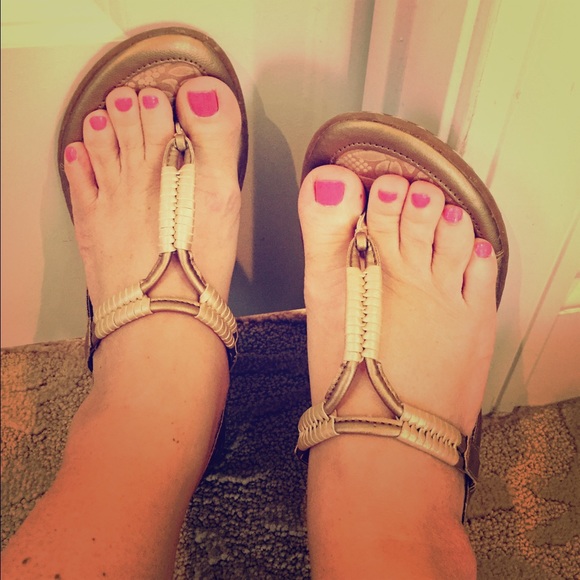 Metallic b.o.c sandal