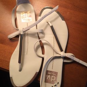 Dolce vita white sandals