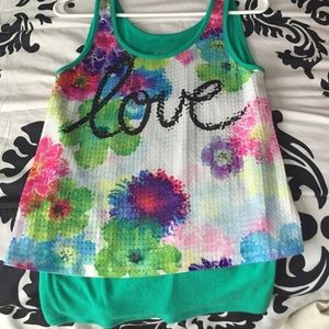 Colorful summer top