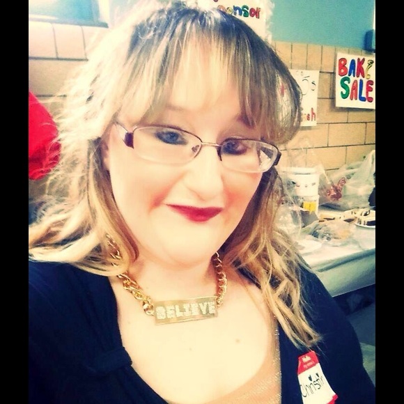 I 💖 "Believe"  necklace thanks to @ritzymintplus