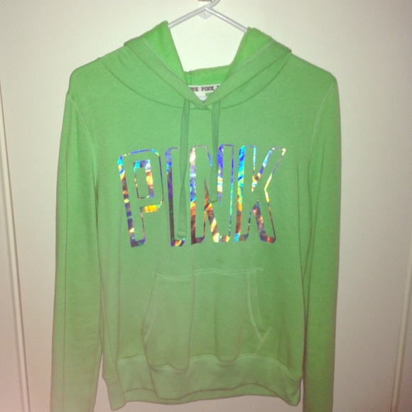 Green PINK hoodie