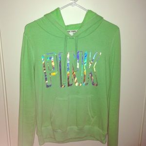 Green PINK hoodie