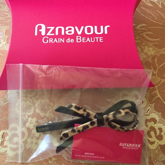 Leopard kidding Pepero Hair Pin/2colors