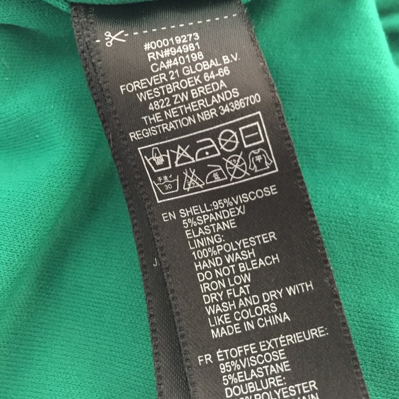 Green one shoulder dress - Picture 3 of 3