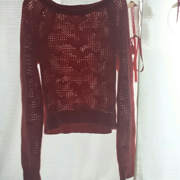 Heart,Coral sweater