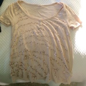 Sequin tee