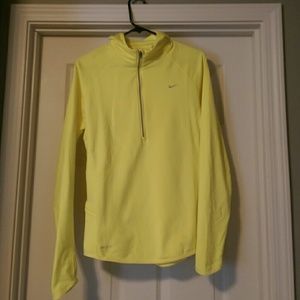 Bright yellow Nike pullover
