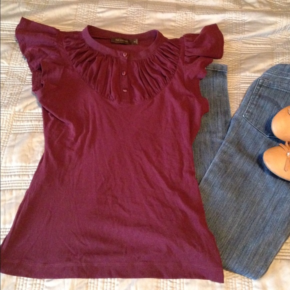 Plum blouse