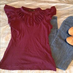Plum blouse