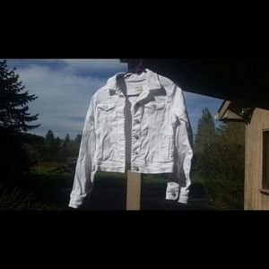 White Denim Jacket