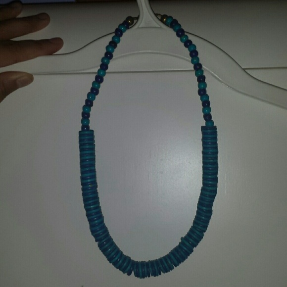 Necklace handmade and imported from Honduras.