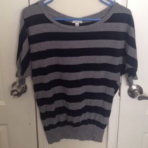 3/4 STRIPED PULL OVER