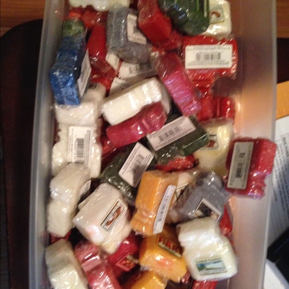 15 lot of Yankee candle wax melts random scents