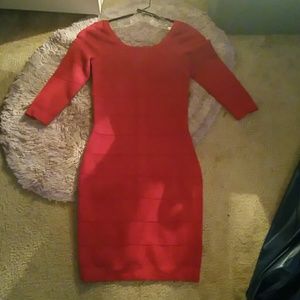 Red Fitted Dress