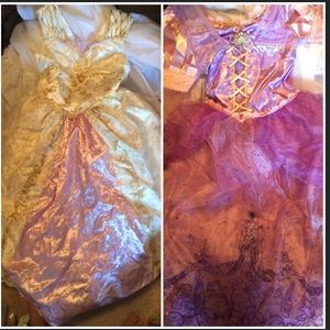 BUNDLE! Disney's authentic "Tangled" dresses!