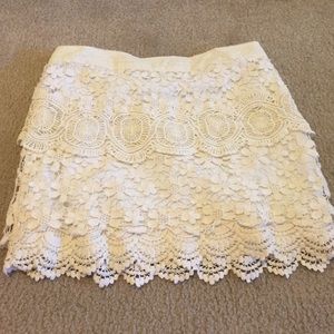 Lace Free People Skirt