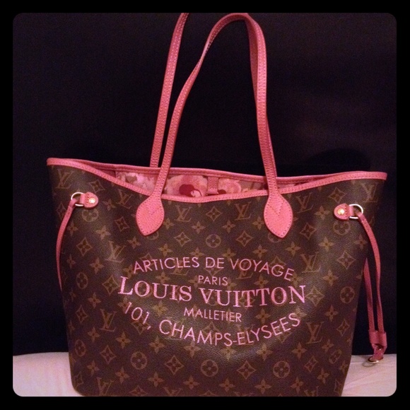Rose Velours ikat Neverfull