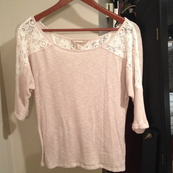 Beige Lace Shirt