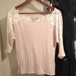 Beige Lace Shirt
