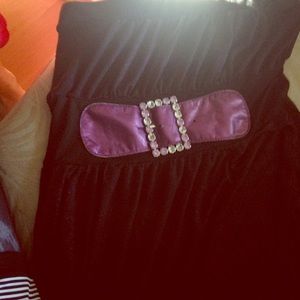 Dark purple halter top