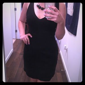 Express v-neck cross-back LBD
