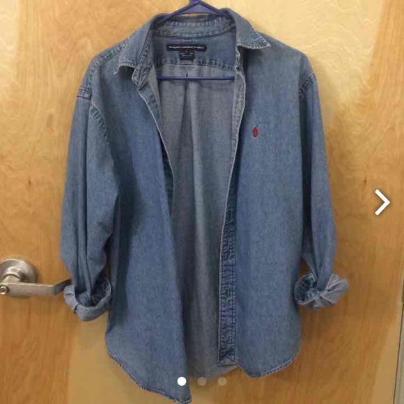 SOLD ON MERCARI💛Ralph Lauren Denim Shirt/Jacket🐎