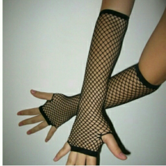 Accessories - NWT,  Fishnet Fingerless Gloves