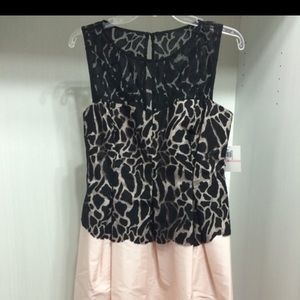 Leopard lace dress
