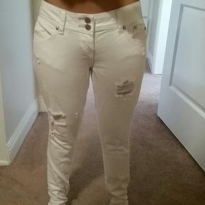 White jeans