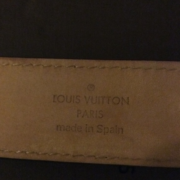 Louis Vuitton epi leather belt authentic - Picture 3 of 4