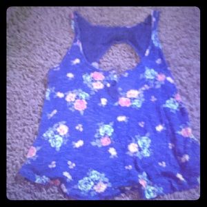 Kirra S Floral Lace Open Back Crop Top