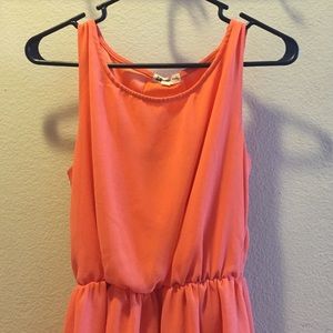 Coral Maxi-Dress